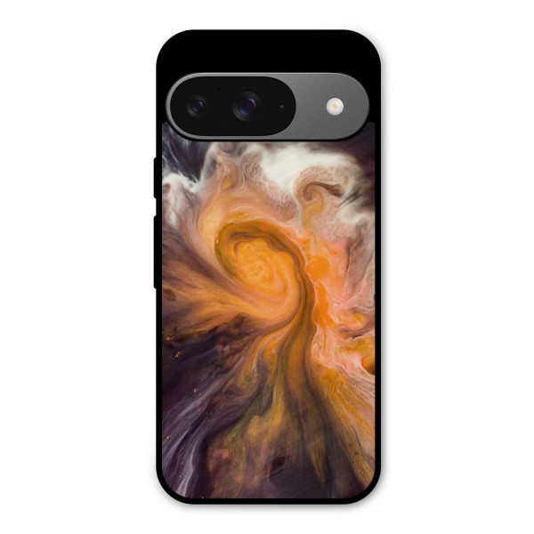 Orange Fusion Metal Back Case for Google Pixel 9