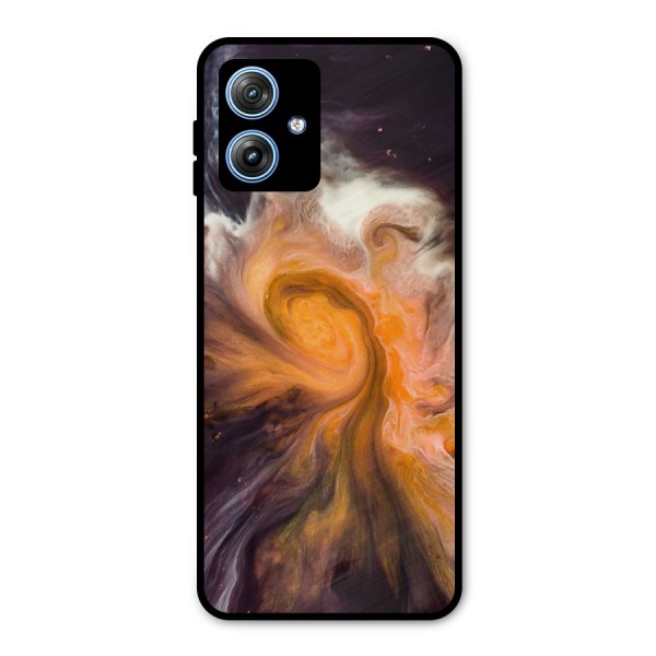 Orange Fusion Metal Back Case for Moto G54