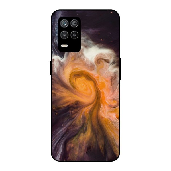 Orange Fusion Metal Back Case for Realme 9 5G
