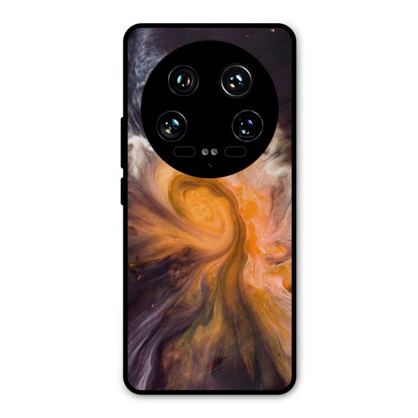 Orange Fusion Metal Back Case for Xiaomi 14 Ultra