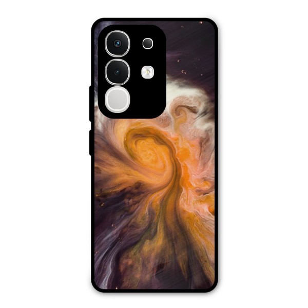 Orange Fusion Metal Back Case for iQOO Z10x