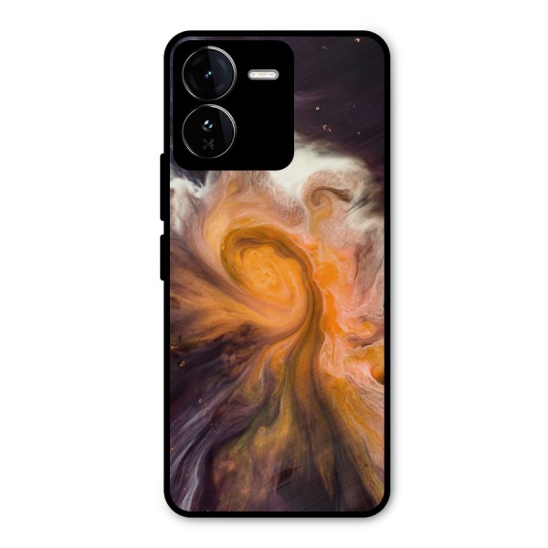 Orange Fusion Metal Back Case for iQOO Z9