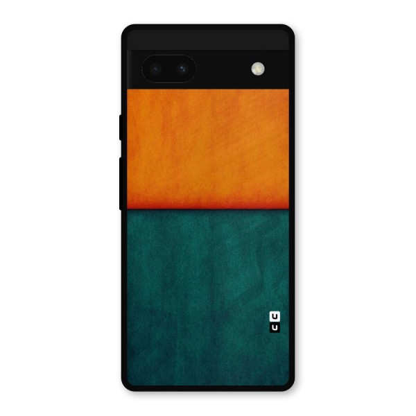 Orange Green Shade Metal Back Case for Google Pixel 6a