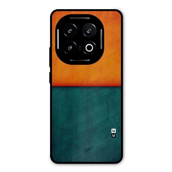 Orange Green Shade Metal Back Case for iQOO 13