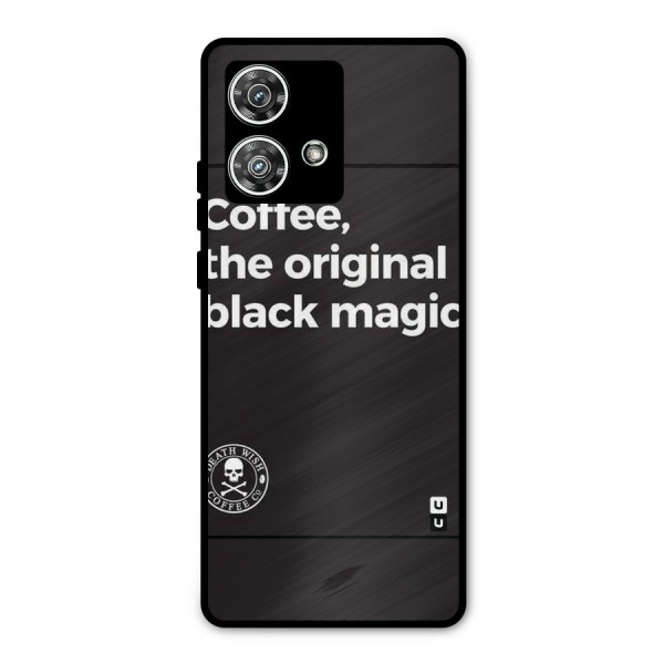 Original Black Magic Metal Back Case for Motorola Edge 40 Neo