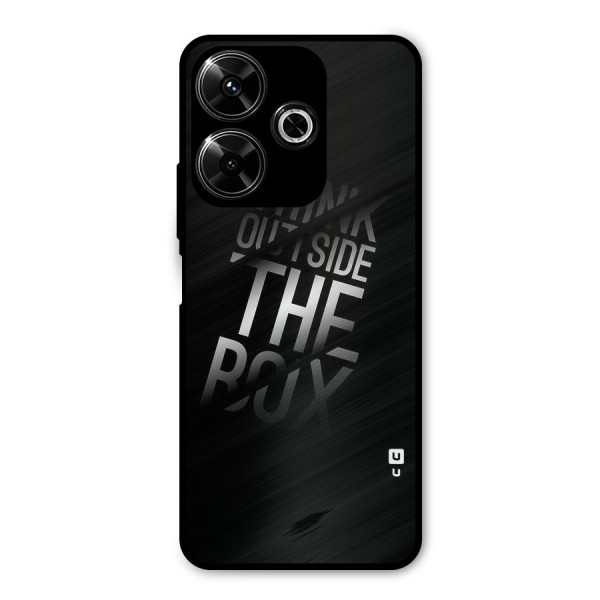 Outside The Box Metal Back Case for Poco M6 Plus