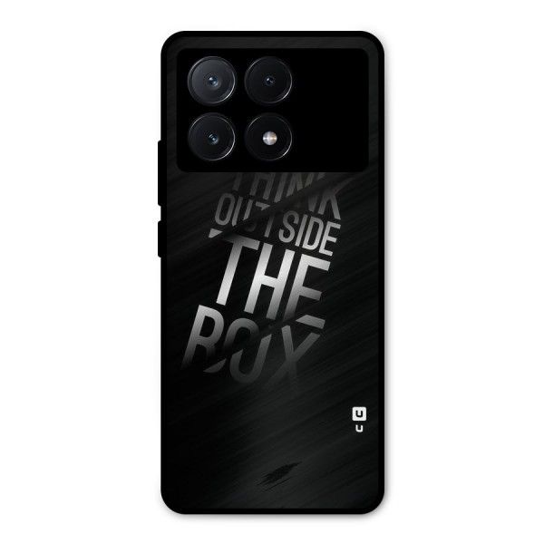 Outside The Box Metal Back Case for Poco X6 Pro