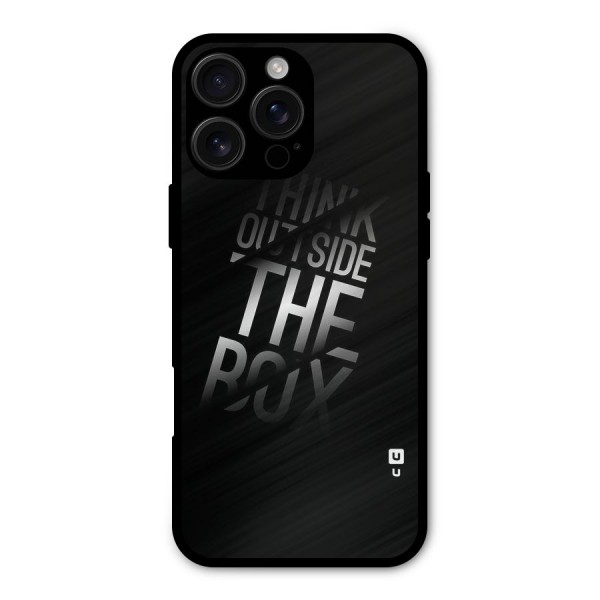 Outside The Box Metal Back Case for iPhone 16 Pro Max