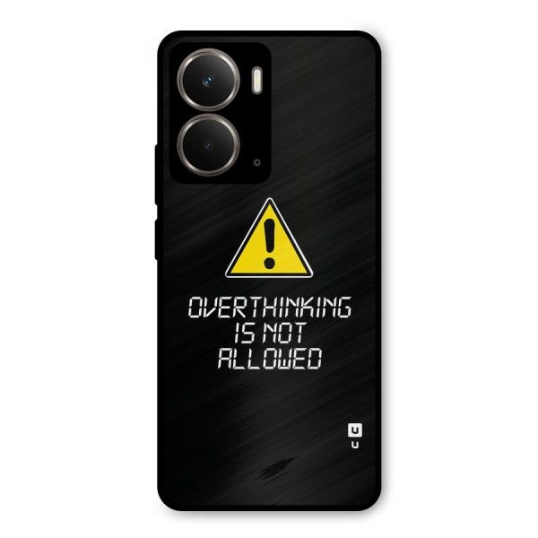 Over Thinking Metal Back Case for Realme P3