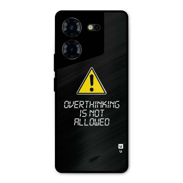 Over Thinking Metal Back Case for Tecno Pova 5 Pro 5G
