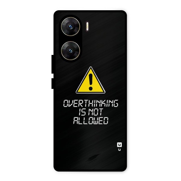 Over Thinking Metal Back Case for Vivo V29e