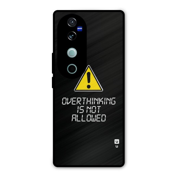 Over Thinking Metal Back Case for Vivo V40