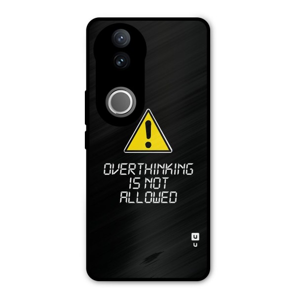 Over Thinking Metal Back Case for Vivo V50e