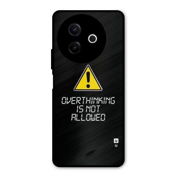 Over Thinking Metal Back Case for Vivo Y39