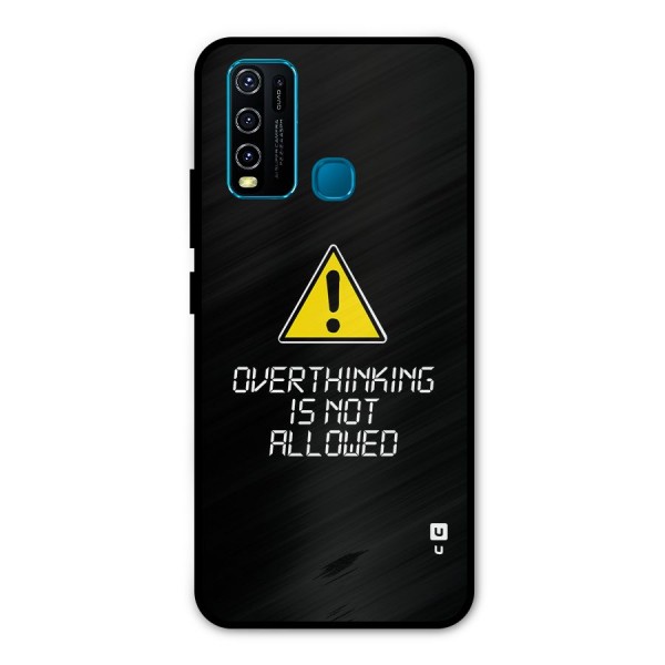Over Thinking Metal Back Case for Vivo Y50