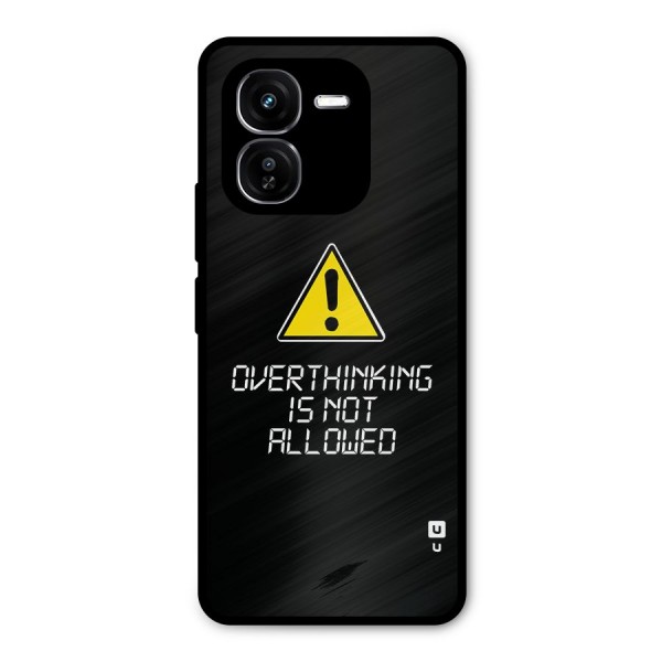 Over Thinking Metal Back Case for iQOO Z9x
