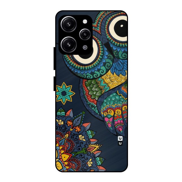 Owl Eyes Glass Back Case for Redmi 12 4G
