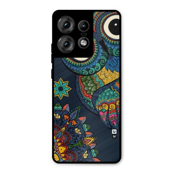 Owl Eyes Metal Back Case for Motorola Edge 50 Pro