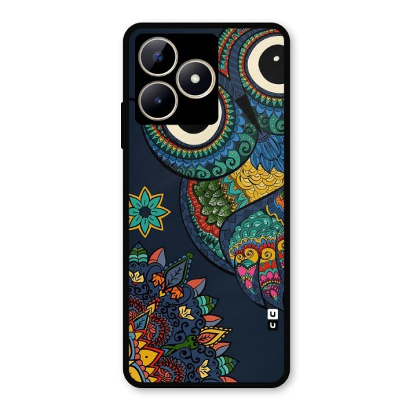 Owl Eyes Metal Back Case for Realme Narzo N53