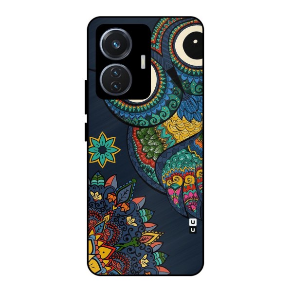 Owl Eyes Metal Back Case for iQOO Z6 44W