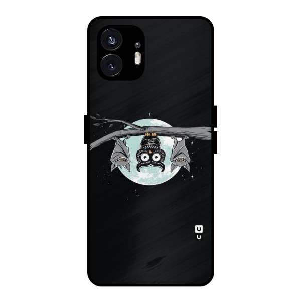 Owl Hanging Metal Back Case for Nothing Phone 2