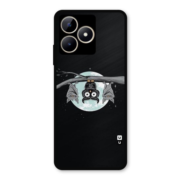 Owl Hanging Metal Back Case for Realme C53