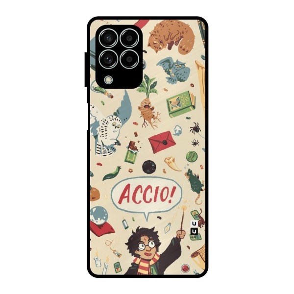 Owl Letter Metal Back Case for Galaxy M33