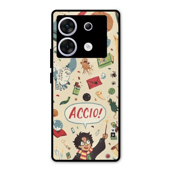 Owl Letter Metal Back Case for Infinix Zero 30 5G