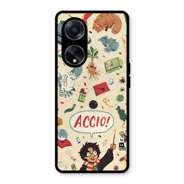 Owl Letter Metal Back Case for Oppo F23