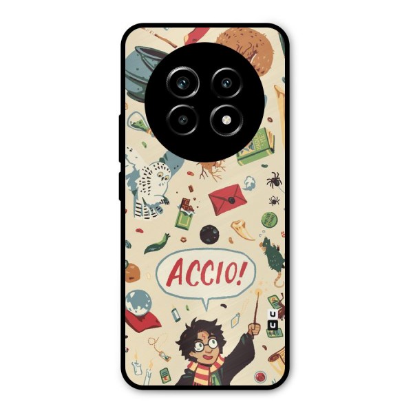 Owl Letter Metal Back Case for Realme 13 Pro