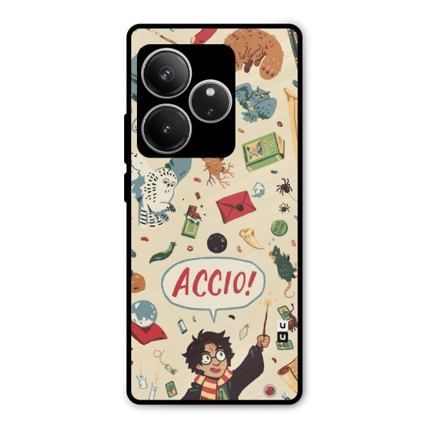 Owl Letter Metal Back Case for Realme GT 6