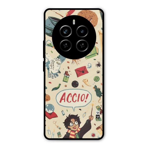 Owl Letter Metal Back Case for Realme P1 Pro