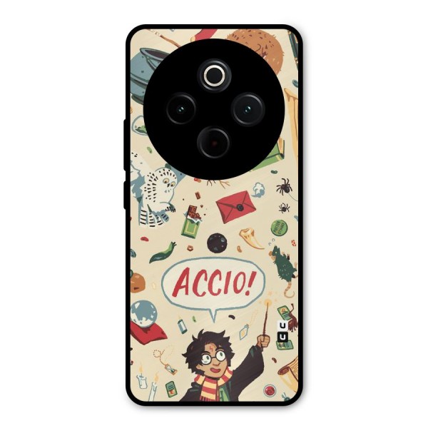 Owl Letter Metal Back Case for Vivo T4