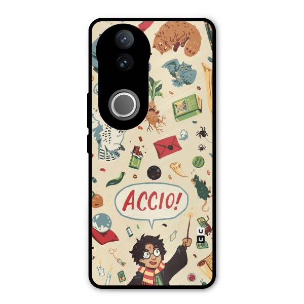 Owl Letter Metal Back Case for Vivo V50e