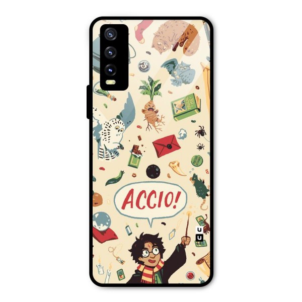 Owl Letter Metal Back Case for Vivo Y20i