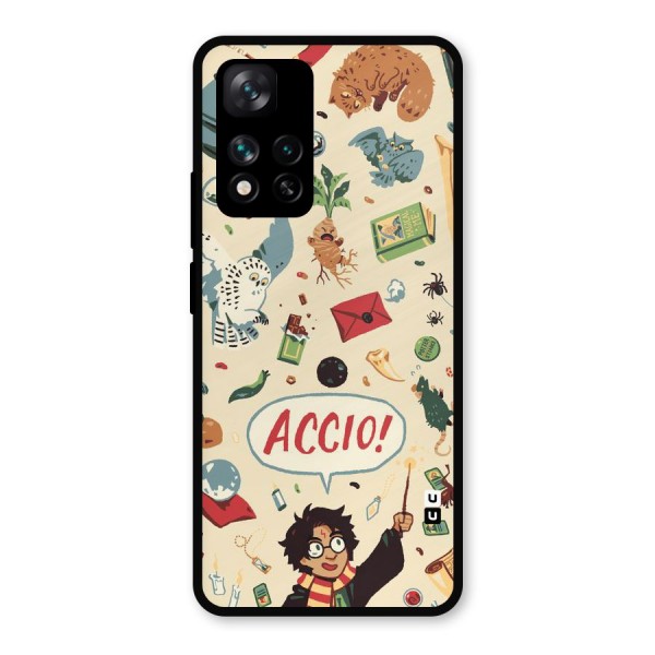 Owl Letter Metal Back Case for Xiaomi 11i Hypercharge 5G