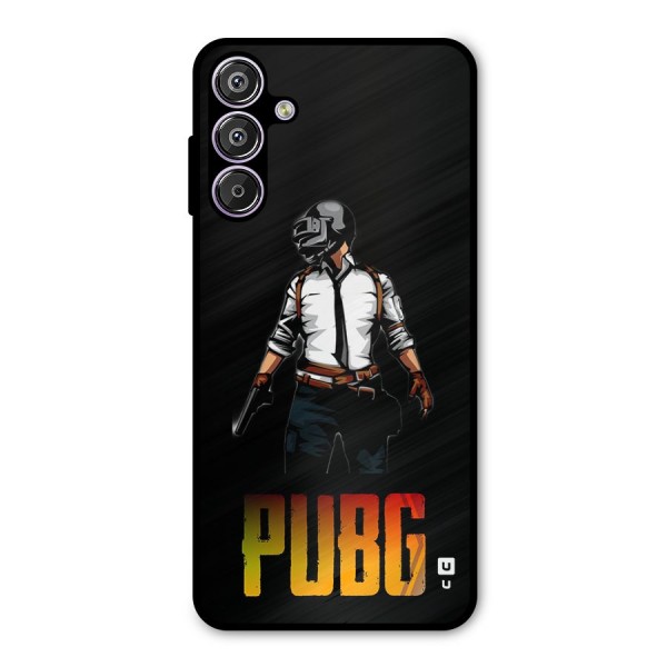 PUBG Game Art Metal Back Case for Galaxy F15