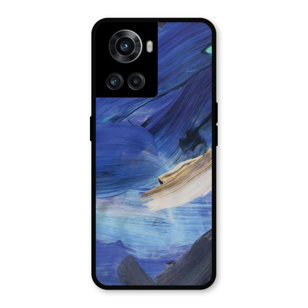 Paint Brush Strokes Metal Back Case for OnePlus 10R
