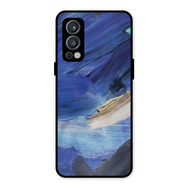Paint Brush Strokes Metal Back Case for OnePlus Nord 2 5G
