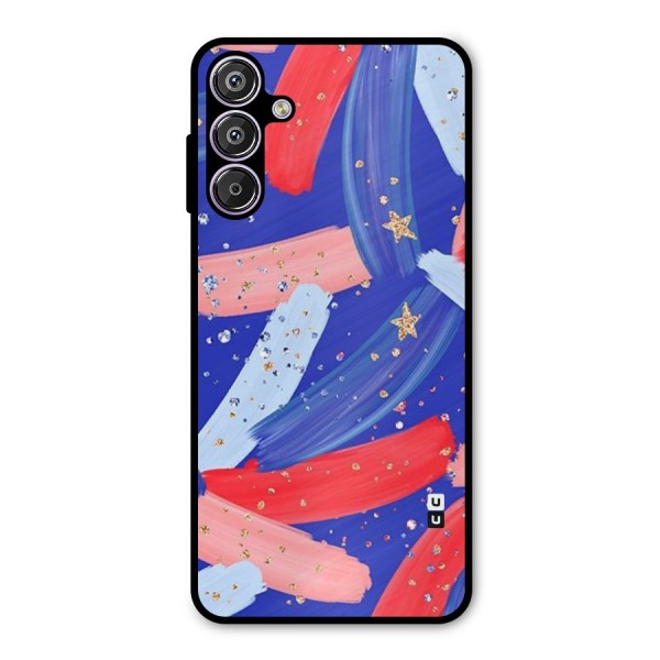 Paint Stars Metal Back Case for Galaxy F15