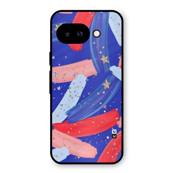 Paint Stars Metal Back Case for Google Pixel 9a