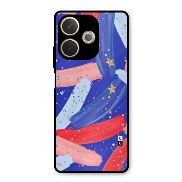 Paint Stars Metal Back Case for Oppo A5 Pro