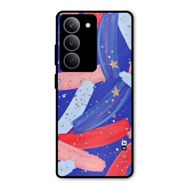 Paint Stars Metal Back Case for Realme 14x