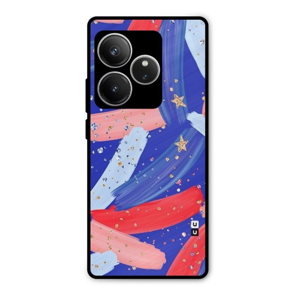 Paint Stars Metal Back Case for Realme GT 6