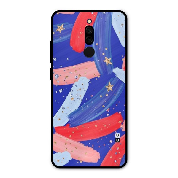 Paint Stars Metal Back Case for Redmi 8