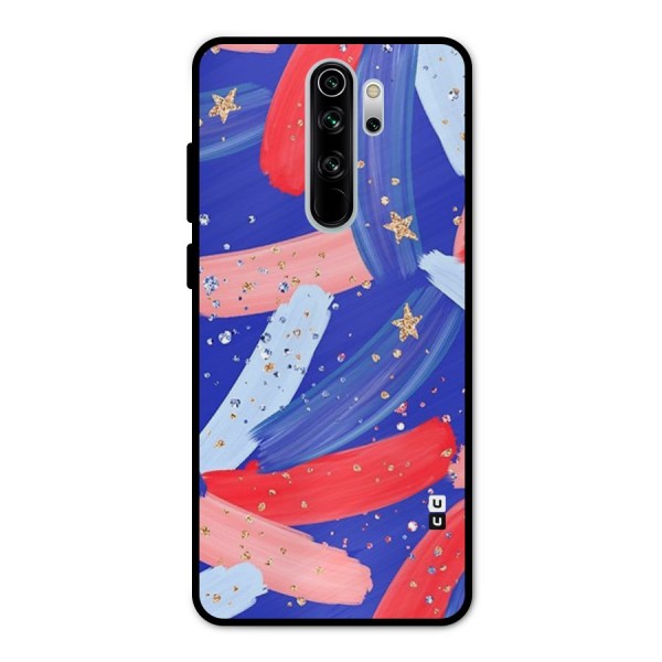 Paint Stars Metal Back Case for Redmi Note 8 Pro