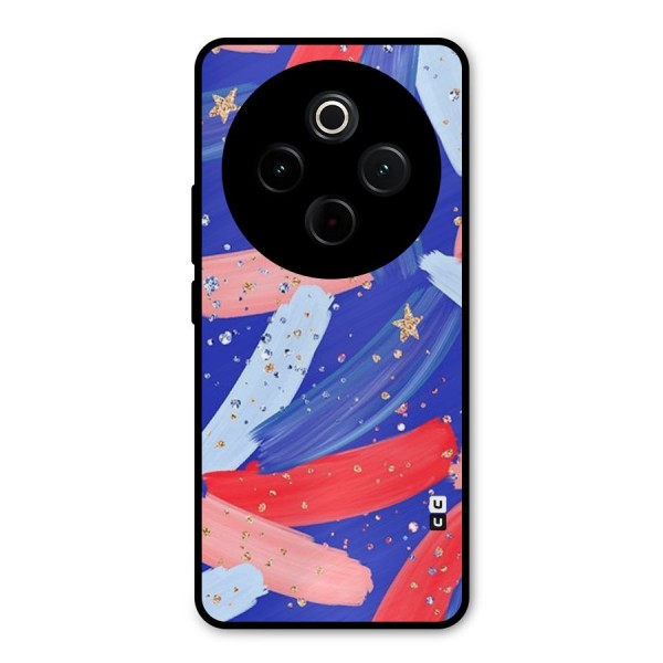 Paint Stars Metal Back Case for Vivo T4