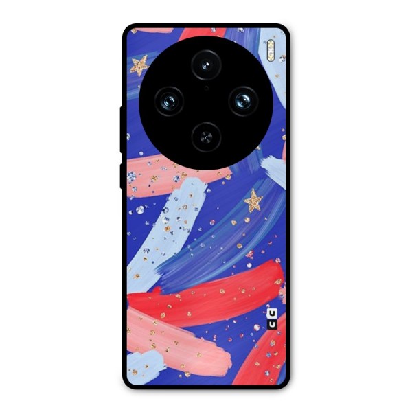 Paint Stars Metal Back Case for Vivo X100 Pro