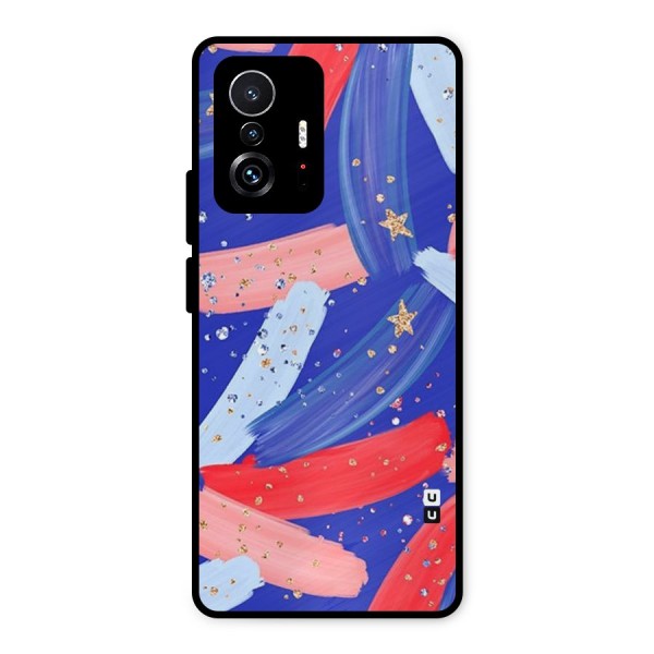 Paint Stars Metal Back Case for Xiaomi 11T Pro