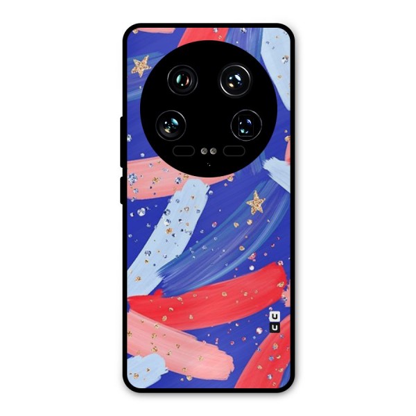 Paint Stars Metal Back Case for Xiaomi 14 Ultra